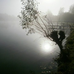 a waterman was sitting in  the willow