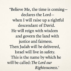 Lord Our Righteousness