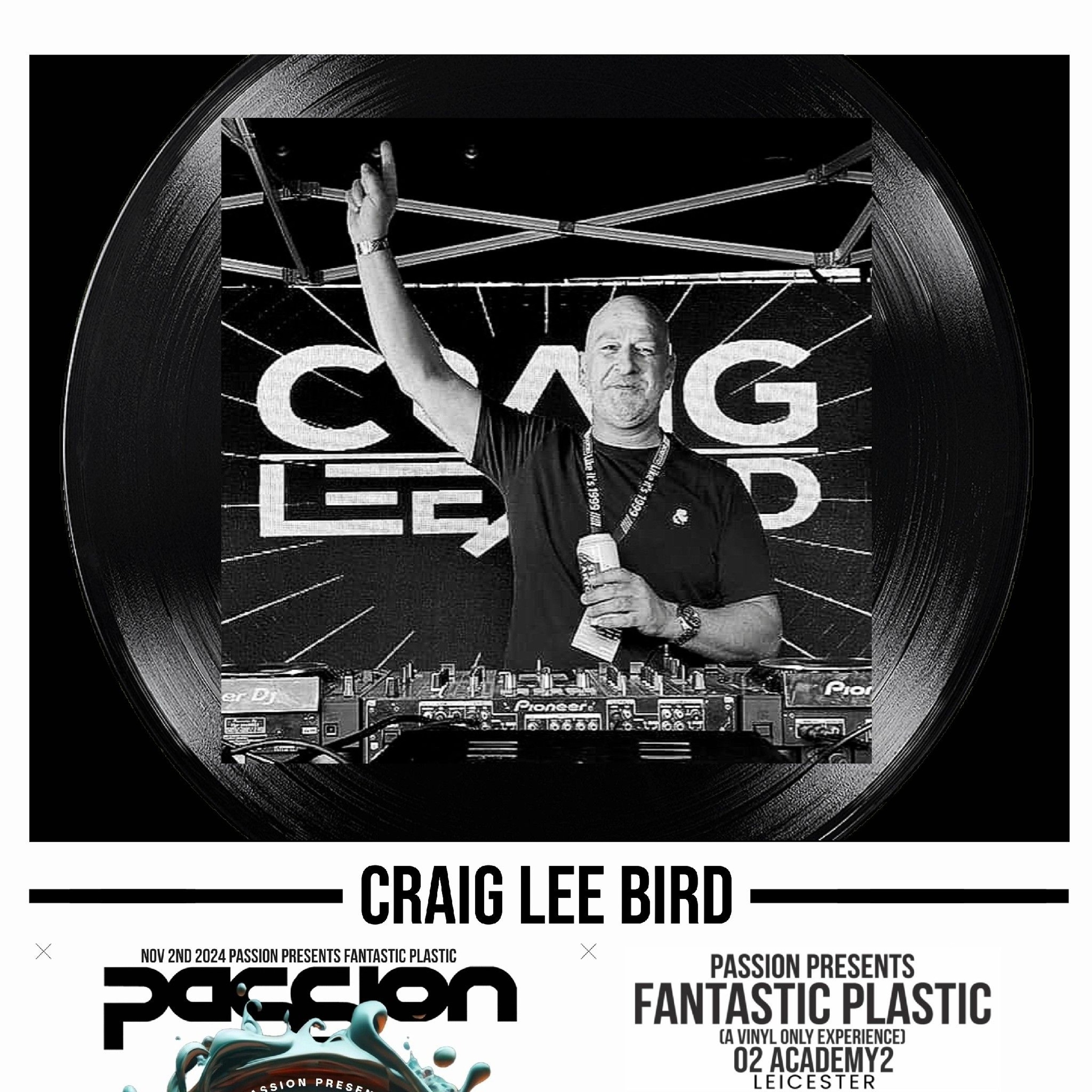 Craig Lee Bird. 4pm till 5pm. LIVE at Fantastic Plastic Vinyl Only November 2nd 2024