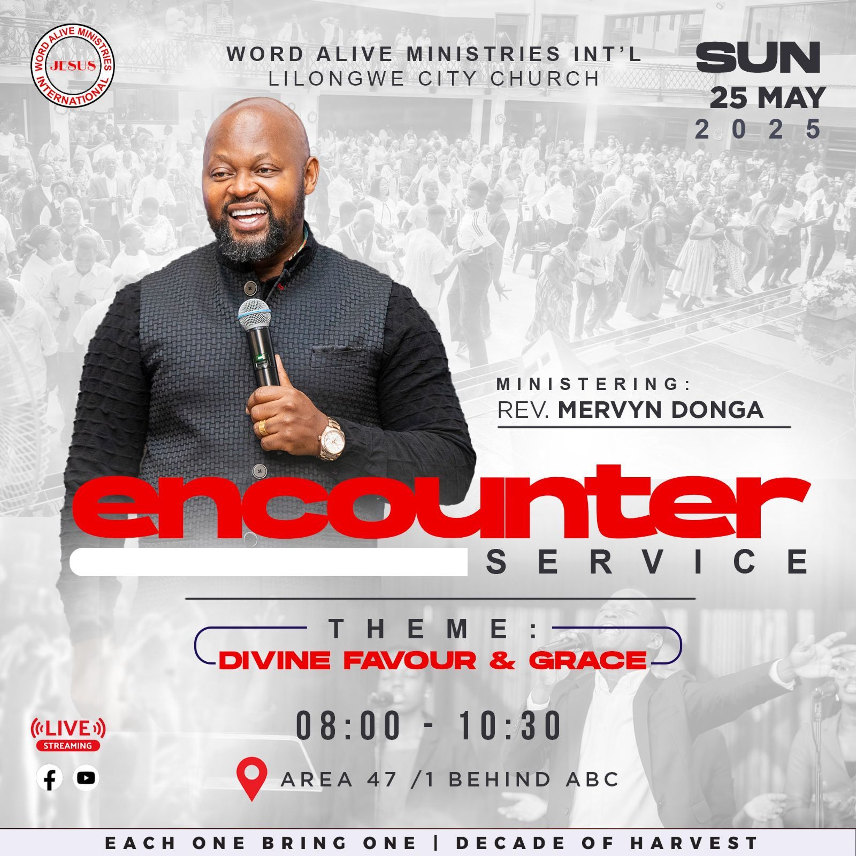 Encounter Service Rev Mervyn Donga "Divine Grace and Favour"