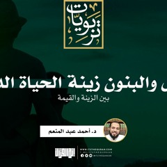 المال والبنون زينة الحياة الدنيا (بين الزينة والقيمة) | خطبة | د. أحمد عبد المنعم