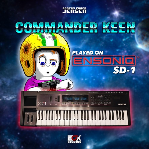 Commander Keen played Ensoniq SD-1