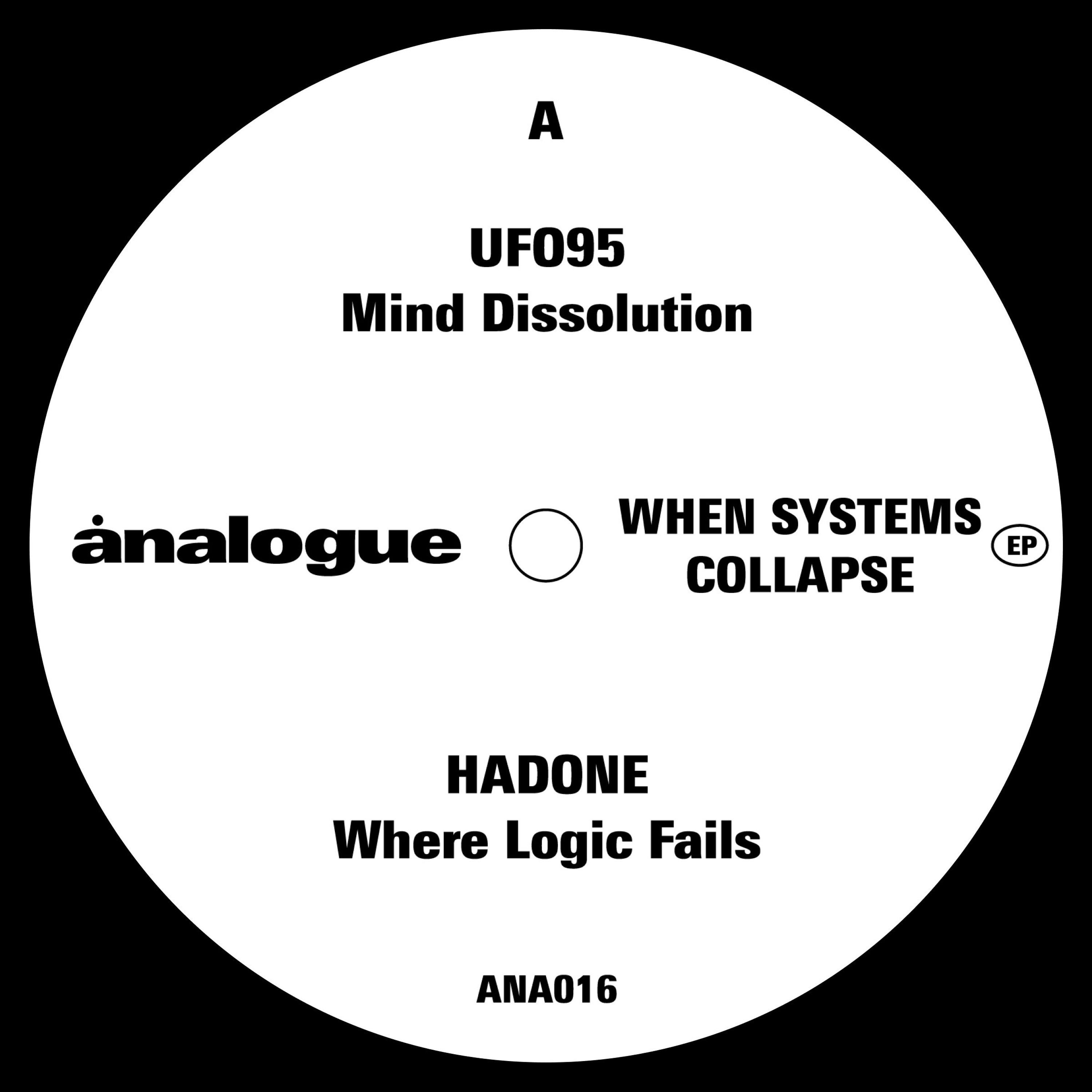 Premiere: UFO95 — Mind Dissolution [ANA016] episode artwork