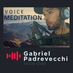 Voice over guided meditation