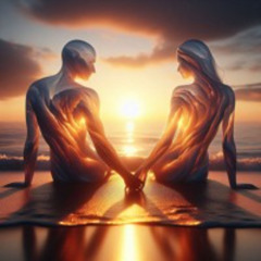 Zwei Seelen Am Letzten Strand