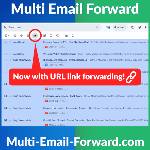 Forward Emails as a Secure Link: Multi Email Forward’s New Feature for Easy Bulk Email Sharing