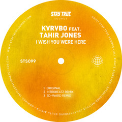 I Wish You Were Here (feat. Tahir Jones) [Ed-Ward Remix]