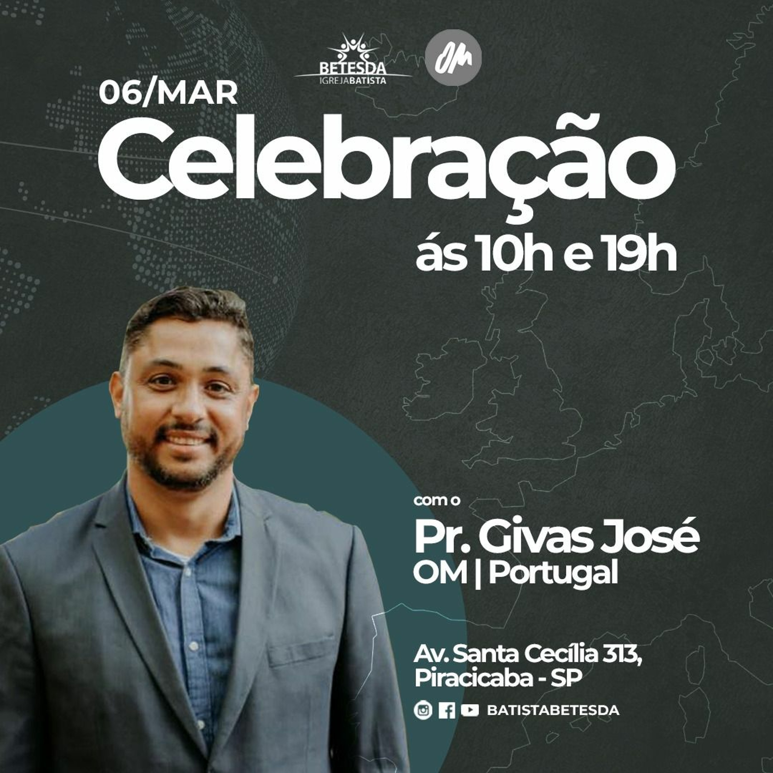 Celebração com o Pr. Givas José | OM Portugal - 06/03 episode artwork