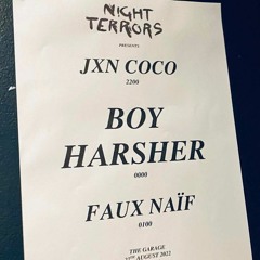JXN COCO x BOY HARSHER // 27.08.222