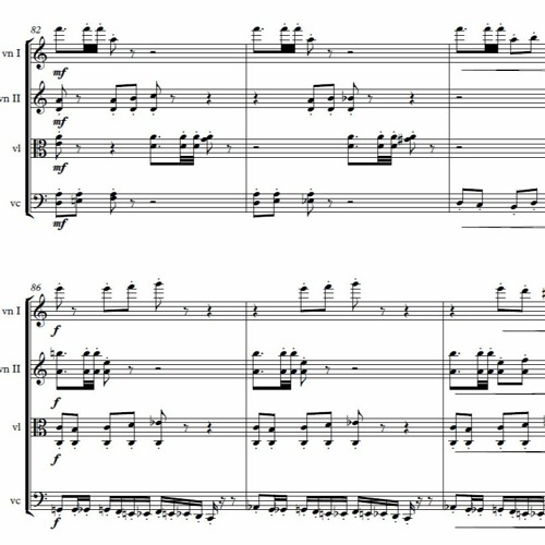 Pawel Strzelecki: 2. Scherzo [11th String Quartet (2022)].