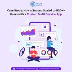 Case Study How a Startup Scaled to 500K+ Users with a Custom Multi-Service App