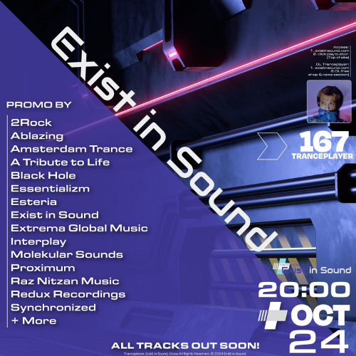 Tranceplayer 167 | New & Upcoming in Trance | 8PM PST Fridays existinsound.com