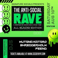 Anti-Social Rave 10.8.24 (UKG, Speed Garage & Techno set)
