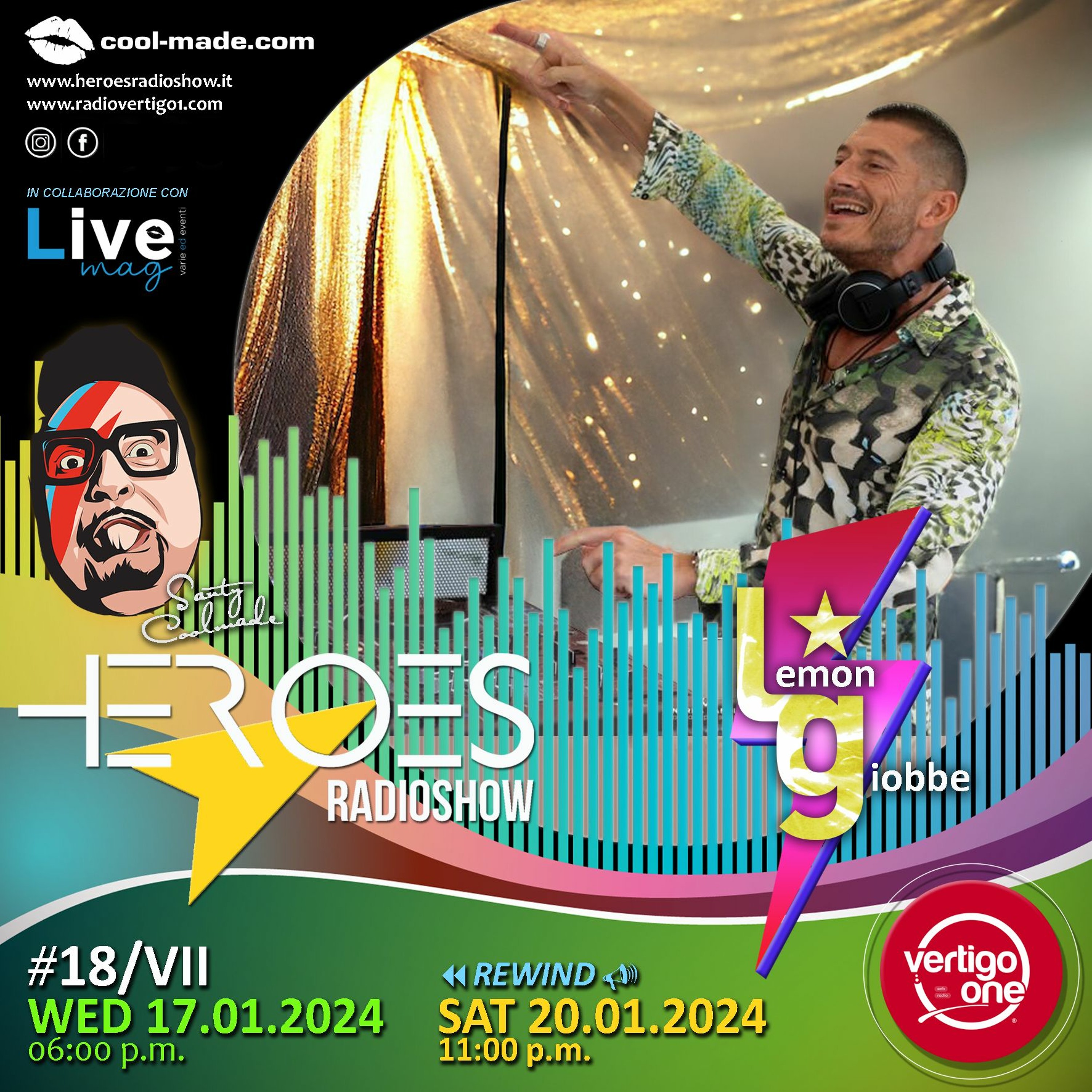 18/2023-24> HEROES RadioShow - Special Guest LEMON GIOBBE episode artwork