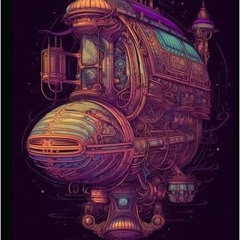 40+ Steampunk Airships Adult Coloring Book: A Steampunk Coloring Adventure with Retrofuturistic