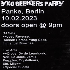 Yung Coco - LIVE @ YXO X GEEKERS PARTY