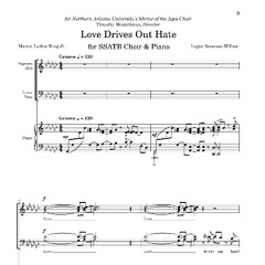 Love Drives Out Hate (Midi)