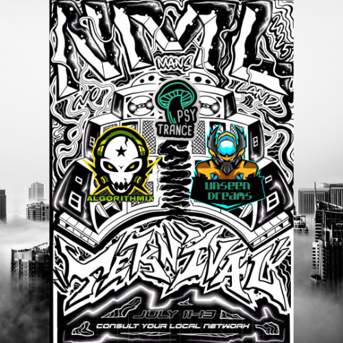 Algorithmix No Mans Land July 2025 Teknival Ireland Psy & Psytek