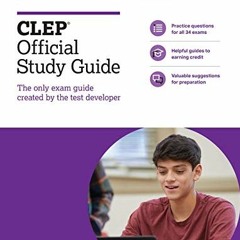 View PDF 🧡 CLEP Official Study Guide 2021 by  College Entrance Examination Board KIN