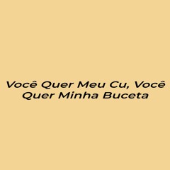 Voce Quer Meu Cu, Voce Quer Minha Buceta
