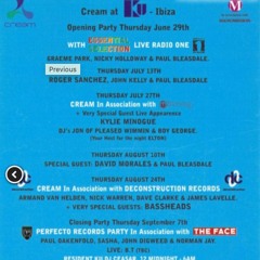 Nicky Holloway - Cream (Opening)  Ku Club - Ibiza - 29-6-95