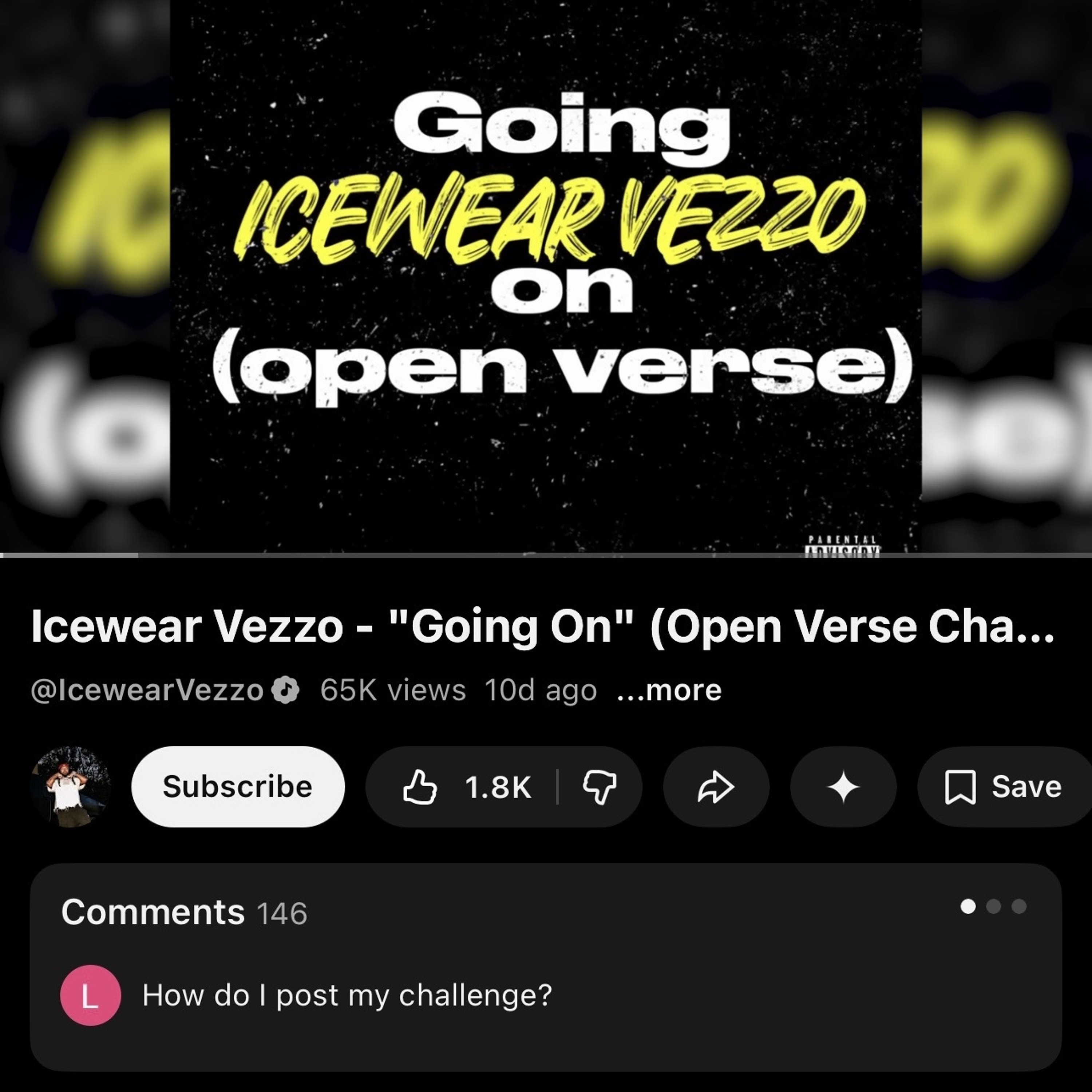 GOING ON (open verse challenge ) ICEWEAR VEZZO x LOWLIFEHB episode artwork