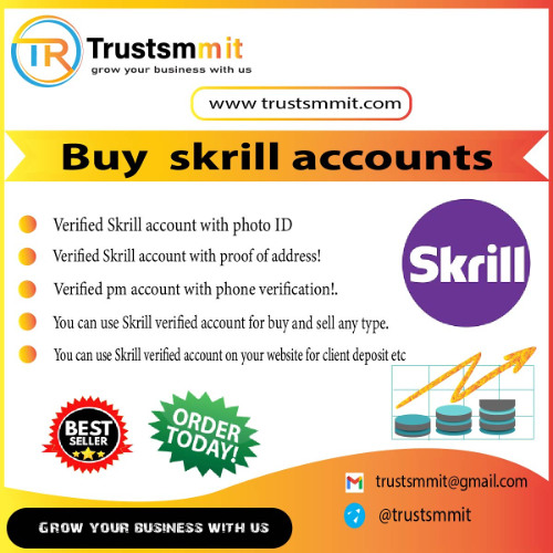 Buy Verified Skrill Accounts – Secure & Trusted Payment Solution 2025