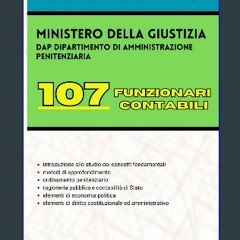 Read^^ 📖 Concorso Ministero della Giustizia Funzionari Contabili DAP 2023: Manuale compatto (Itali