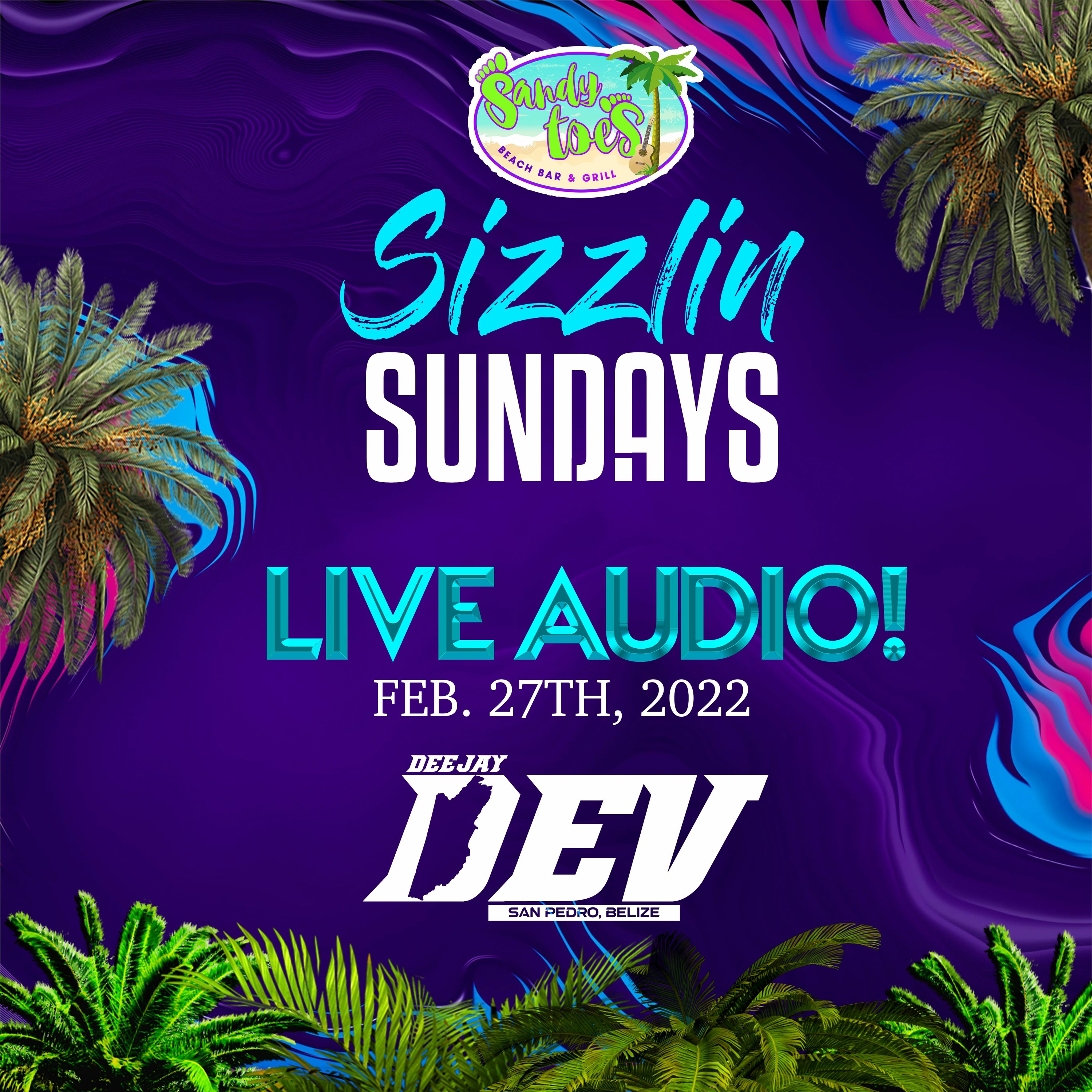 SIZZLIN SUNDAYS LIVE AUDIO [27/02/2022] episode artwork