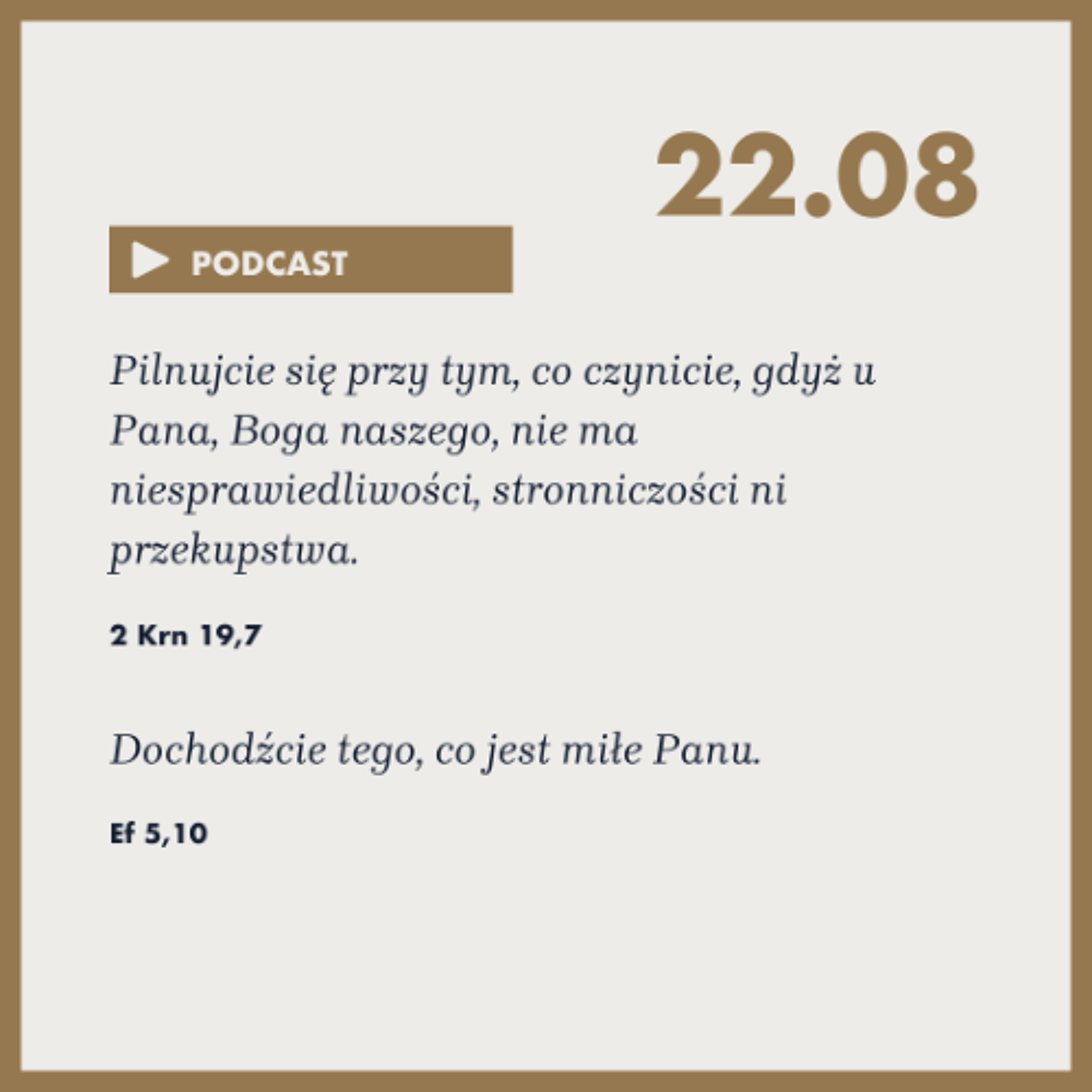 Poranek ze Słowem na 22 sierpnia 2025 episode artwork