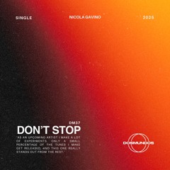 Nicola Gavino - Don't Stop [DOSMUNDOS]
