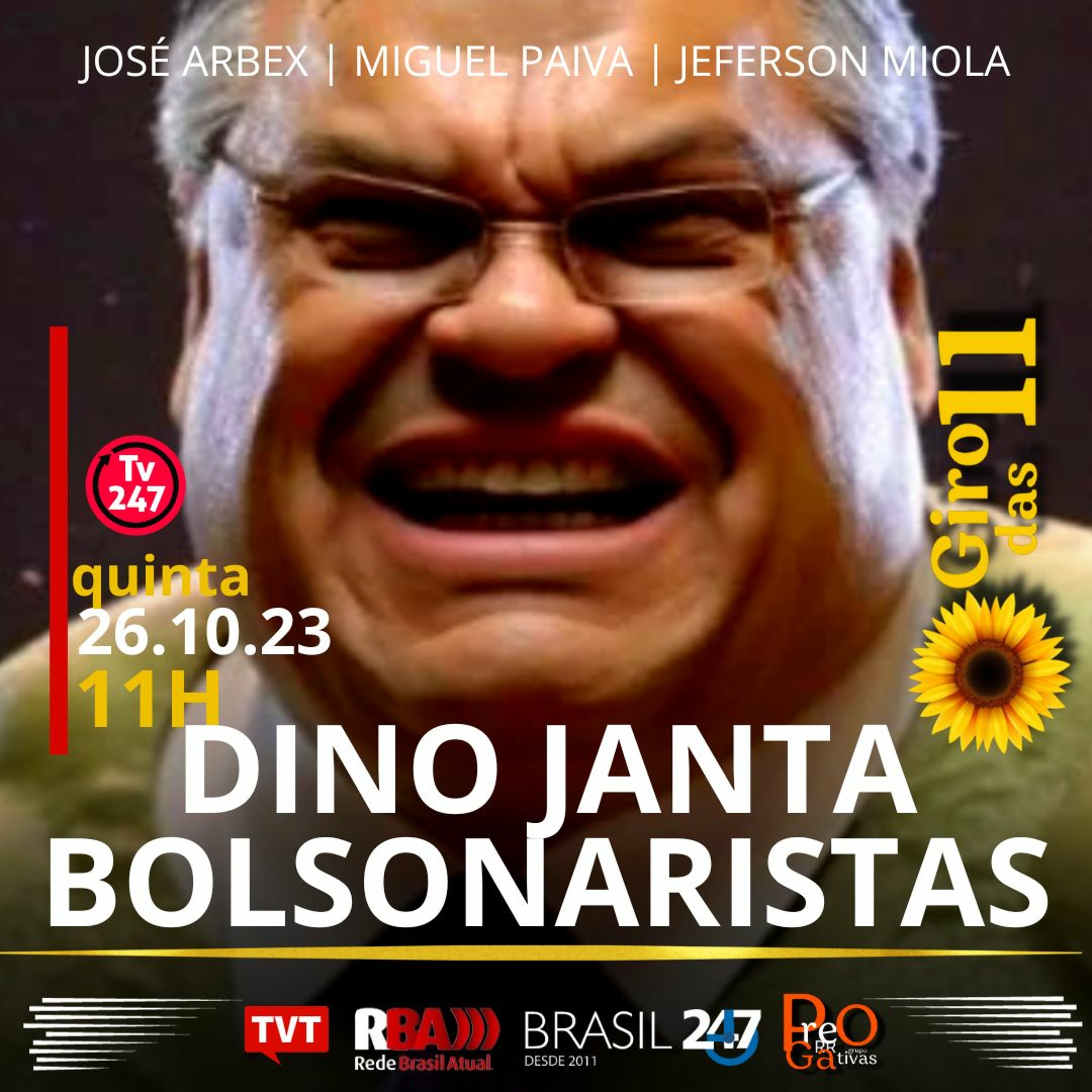 Giro Das Onze  Dino Janta Bolsonaristas, Com José Arbex E Convidados episode artwork
