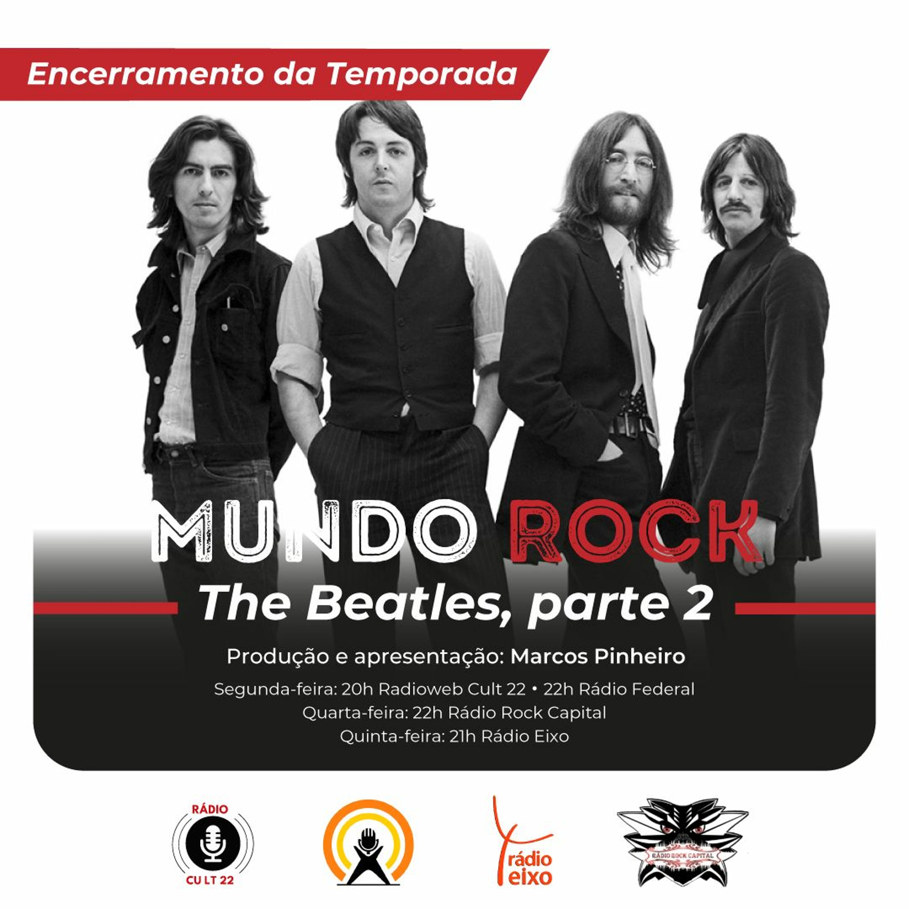 MUNDO ROCK - ESPECIAL THE BEATLES, PARTE 2 (10 A 16.10.2022) episode artwork