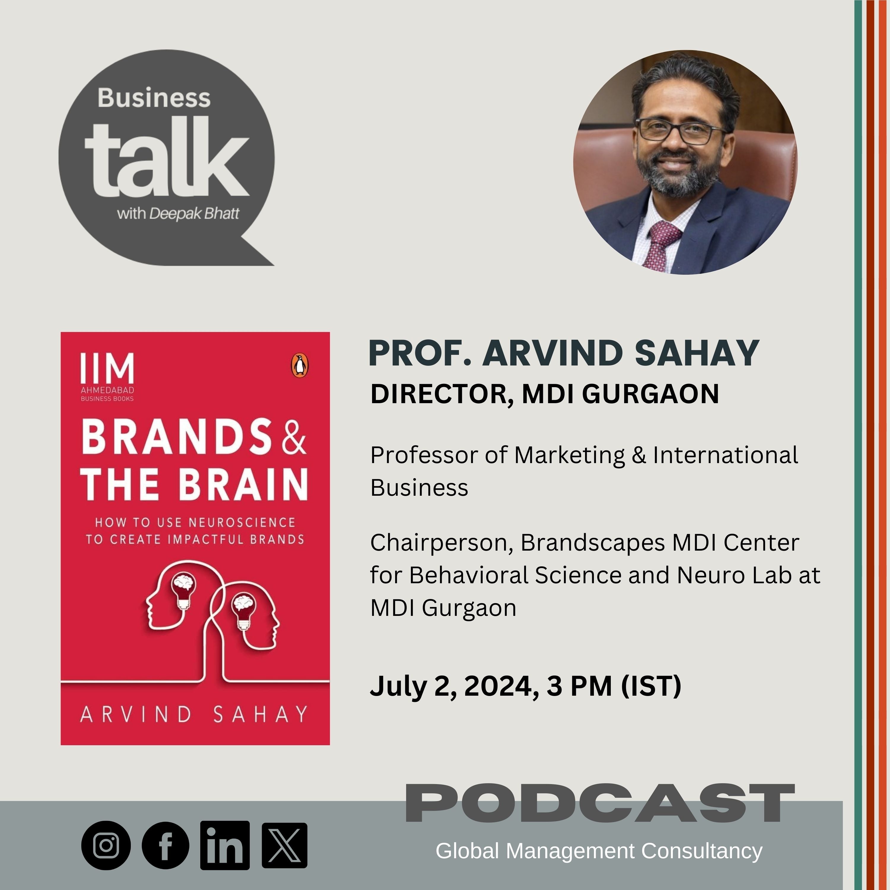 Prof. Arvind Sahay on “Brands and the Brain: How to Use Neuroscience to Create Impactful Brands” episode artwork
