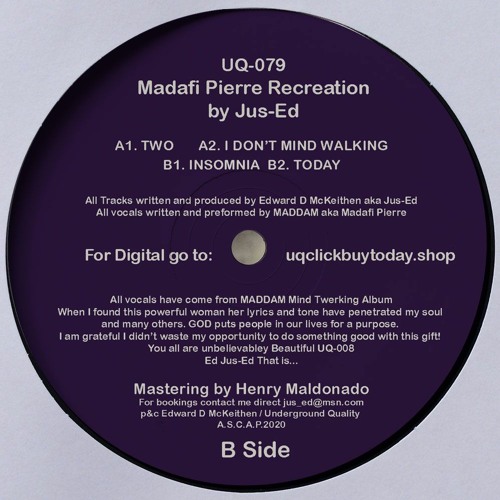 Stream Underground Quality Listen To Uq 079 Madafi Pierre Recreation By Dj Jus Ed Playlist Online For Free On Soundcloud