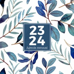 Ebook Agenda Mensual 2023-2024: Planificador Mensual , Organizador de 24 meses (de Enero 2023 a