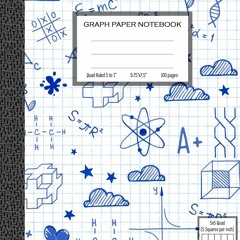 eBook✔️Download Graph Paper Notebook  Quad Ruled 5 squares per inch Math and Science Composition