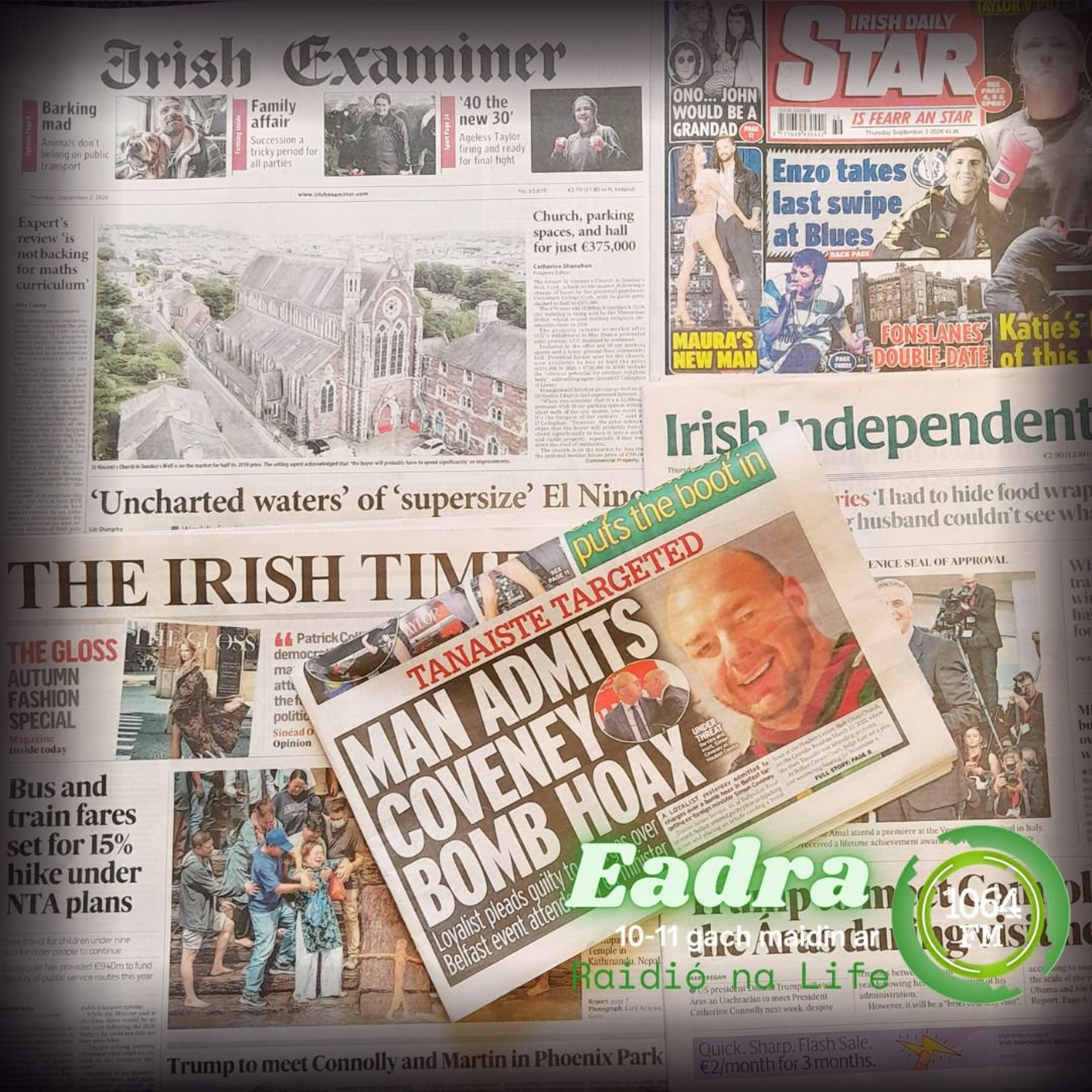 Nuachtáin an Déardaoin - 3 Meán Fómhair 2026