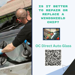 Is it better to repair or replace a windshield chip?
