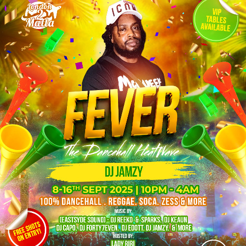 @DJJAMZY LIVE IN MALTA 🇲🇹 @ FEVER 2025  - DANCEHALL REGGAE HOUSE GARAGE @LDN2MALTA
