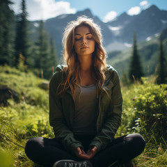 Armonía Del Jardín Zen De Lofi