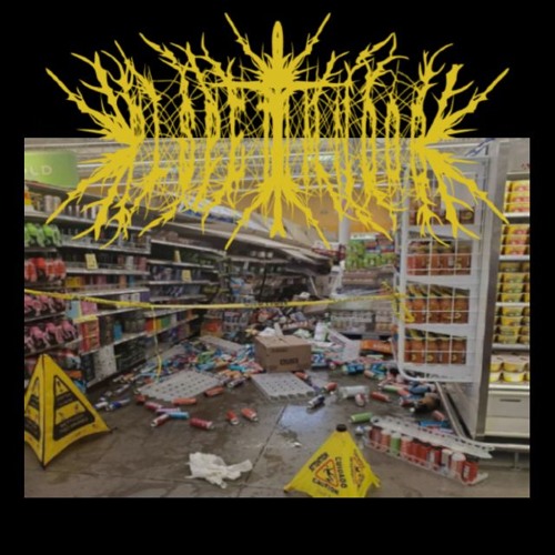 Macerated Beneath Fractured Shelves and Decomposed Edibles Amidst Chaotic Trolley Catastrophe