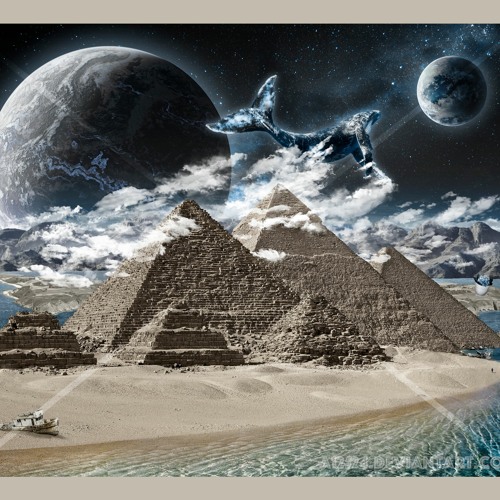 Journey With A Blue Whale Around The Giza Pyramids During Lockdown