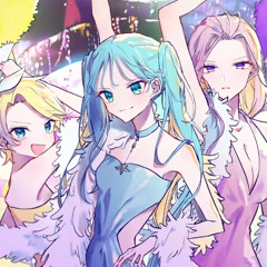 Mellowcle - バブリーナイトトウキョウ (Bubbly Night Tokyo) feat. Hatsune Miku, Kagamine Rin, & Megurine Luka
