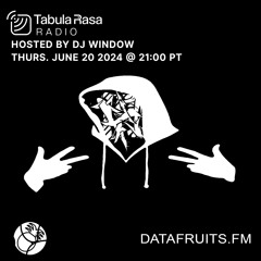 DJ WINDOW - Tabula Rasa Radio | datafruits.fm (2024-06-20)
