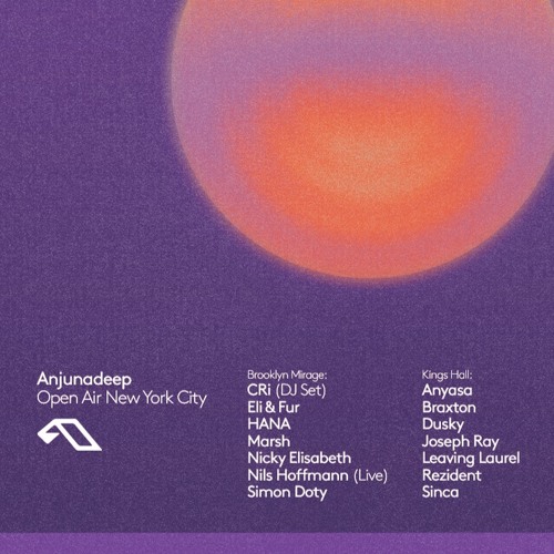 Anjunadeep Open Air NYC - July 2023 (Warm-Up)