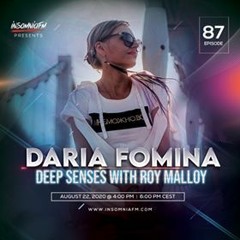 Deep Senses 087 - Roy Malloy (Guestmix by Daria Fomina) [August 2020]