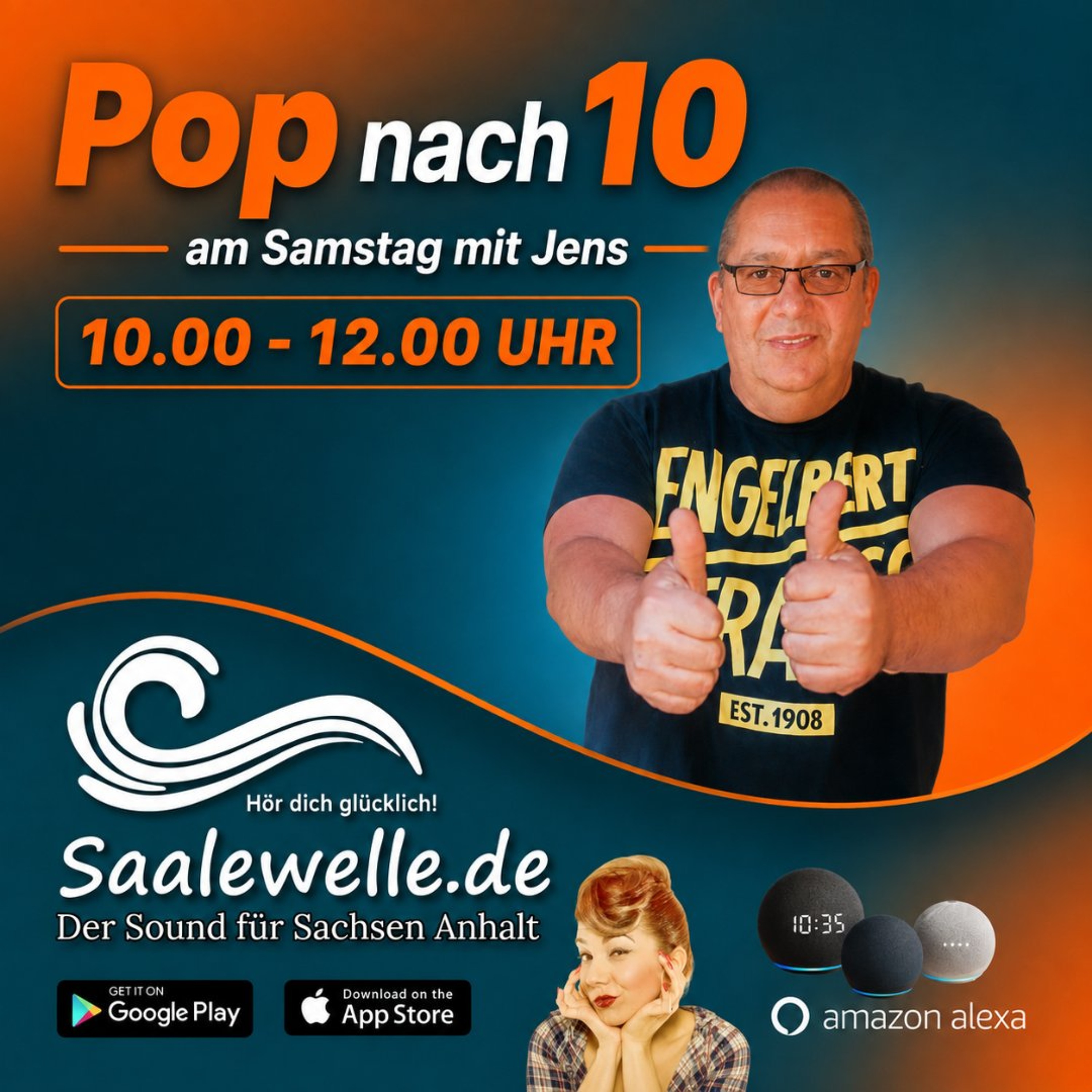 Pop nach 10 am Samstag 19.09.2026