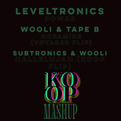 LEVELTRONICS  POWER.WOOLI & TAPE B - DOPAMINE (VOYAGER FLIP) x HALLELUJAH (KOOP FLIP) FREE DOWNLOAD