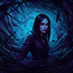 The night is dark, a chilling breeze... (Happy Halloween!)